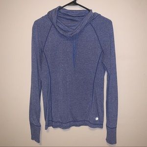 Gap Fit Periwinkle Slouch Neck Shirt